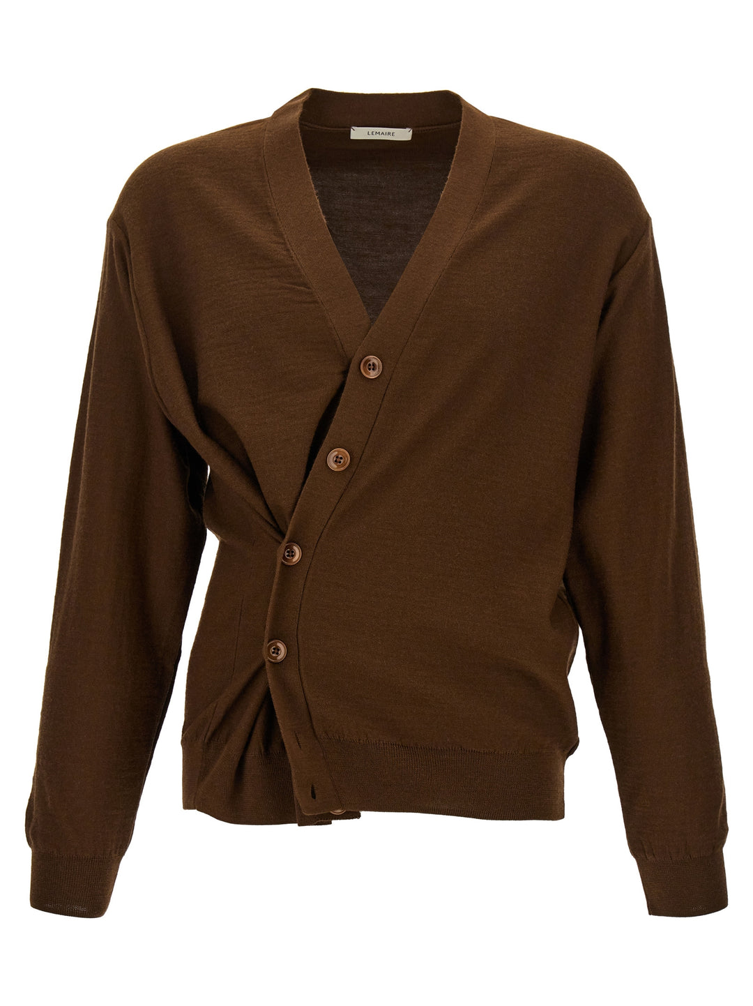 Relaxed Twisted Sweater, Cardigans Brown