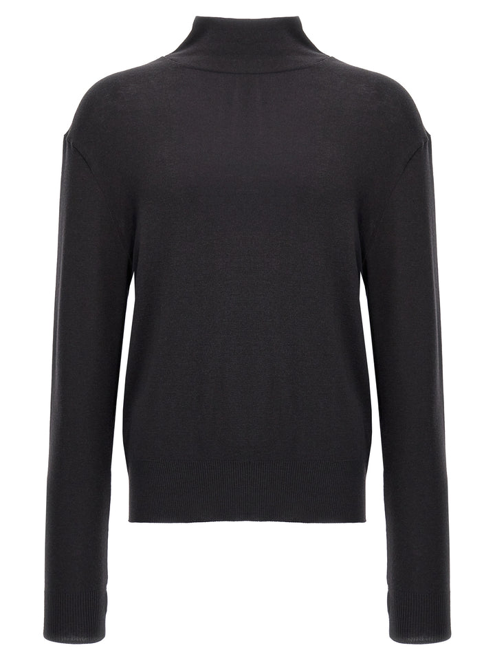 Seamless Turtle Sweater, Cardigans Black