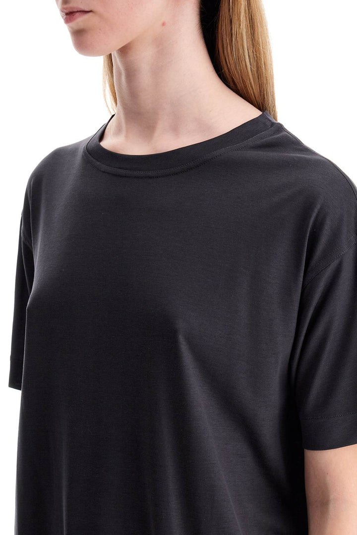 Silk Crewneck T Shirt