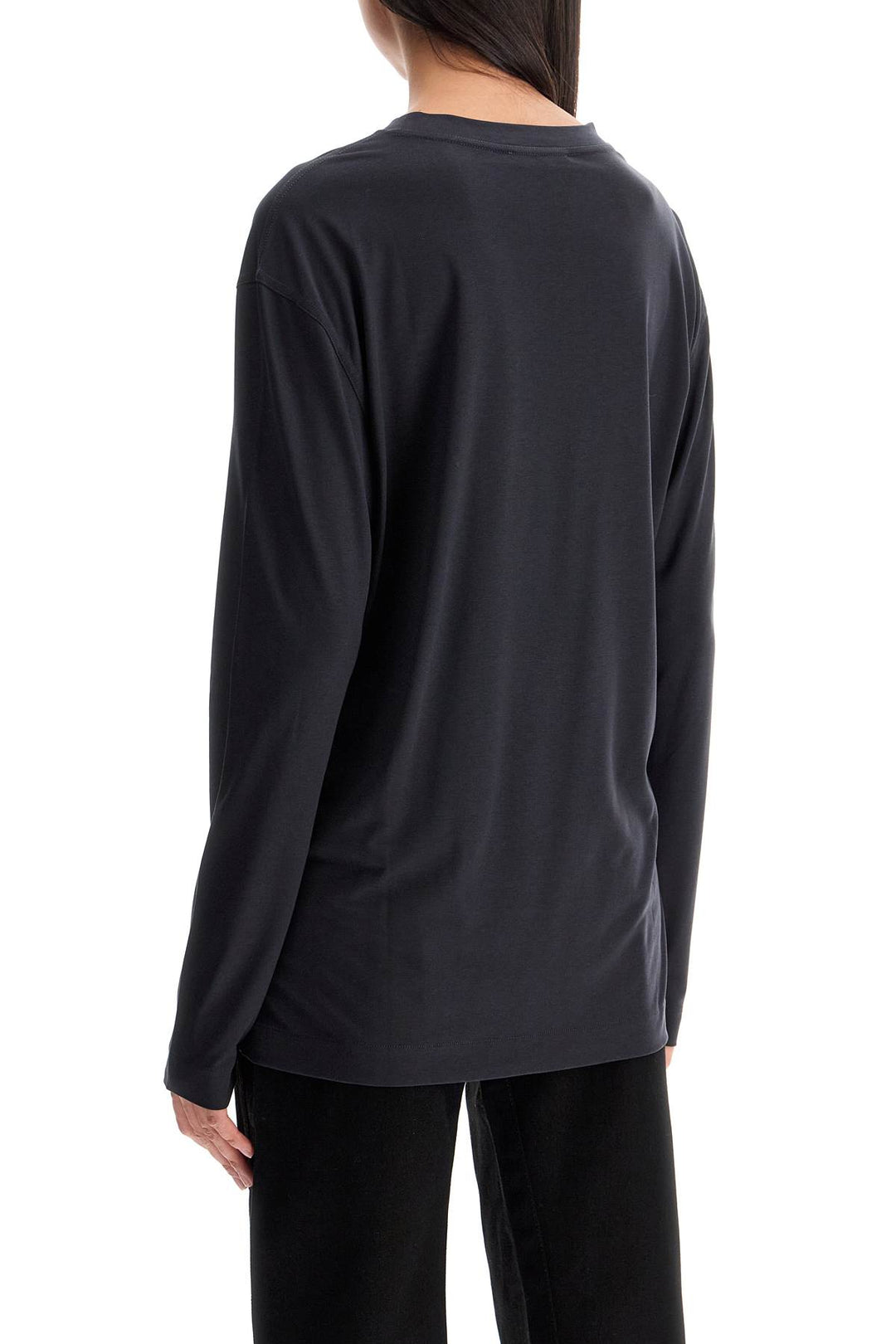 Long Sleeved Silk T Shirt For