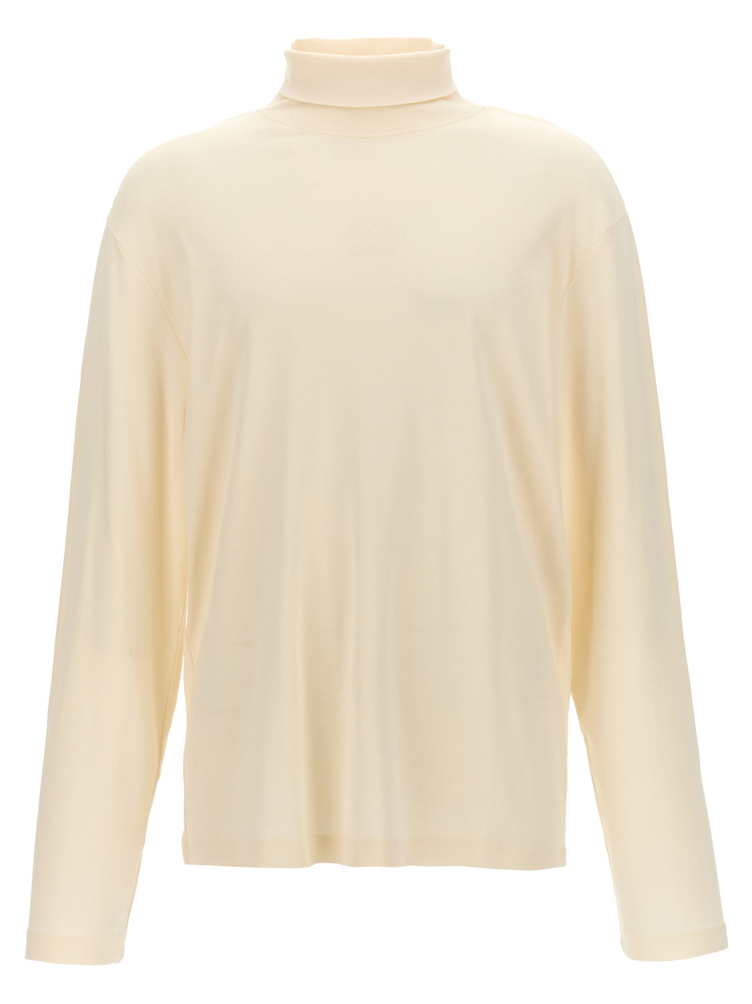 Cotton Turtleneck Sweater, Cardigans White