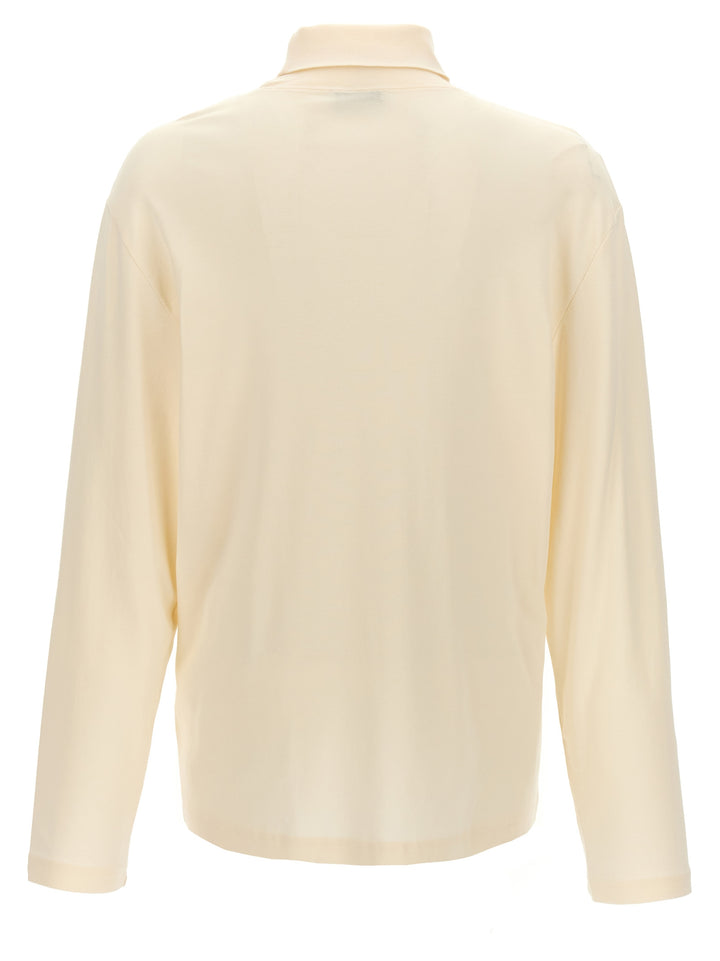 Cotton Turtleneck Sweater, Cardigans White