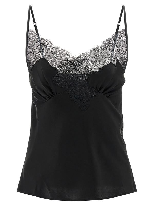 Signature Lace Tops Black