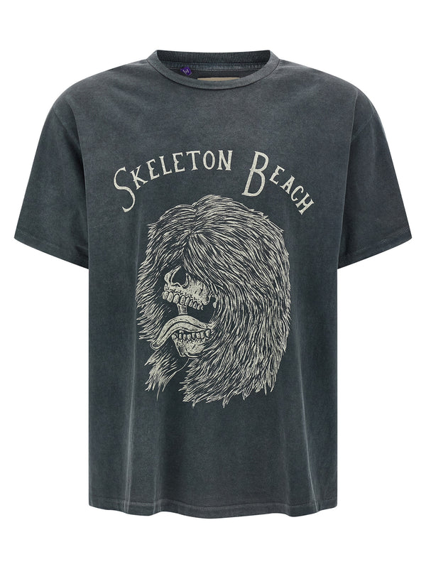 Skeleton Beach Grit T-Shirt Black
