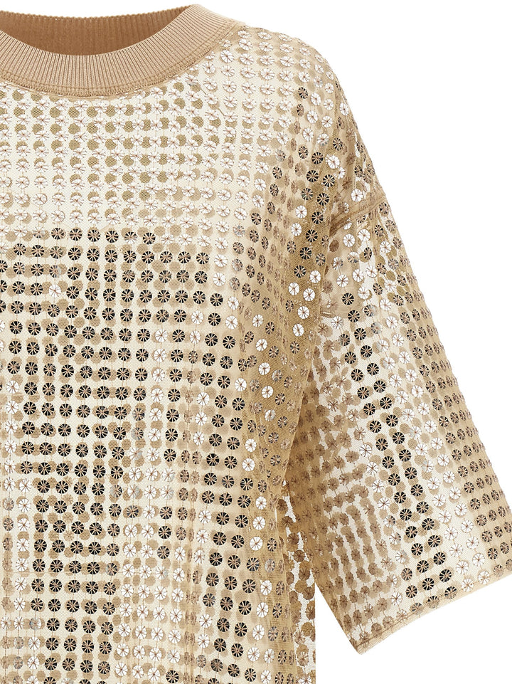 Fabiana Filippi Sequin Dress Dresses - Beige | fabaed14b01ac1a8957fea8606f36cd7e18fac4e