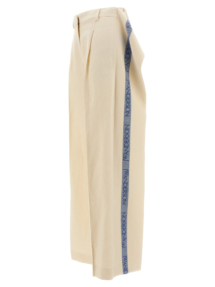 J.W. Anderson Logo Band Panel Pants - Beige | 8f673d148b46d084f2d34329c6c1497a66fae74a