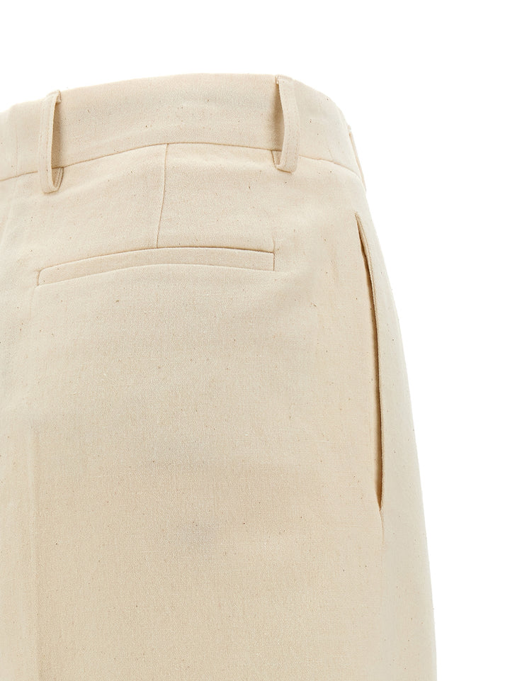 J.W. Anderson Logo Band Panel Pants - Beige | 4f38d9f2b488d305cae40b24eadac7e51ea0bc99