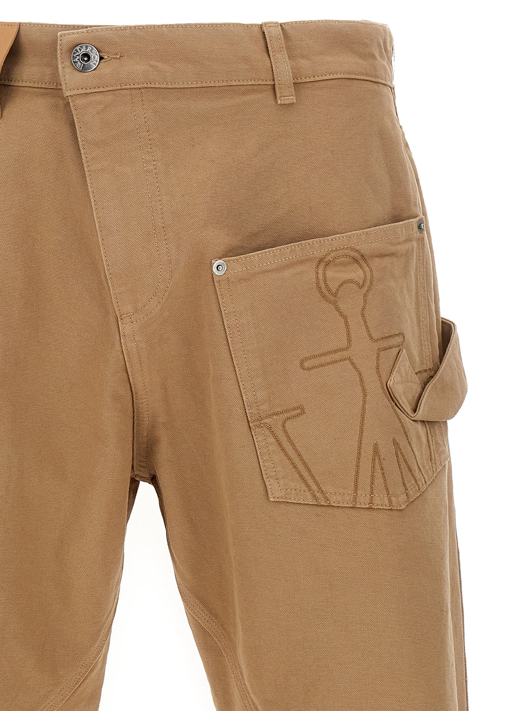 J.W. Anderson Twisted Workwear' Pants - Beige | f3779327cb708c2c52ca7e71d8d6c30a28ff7a0a