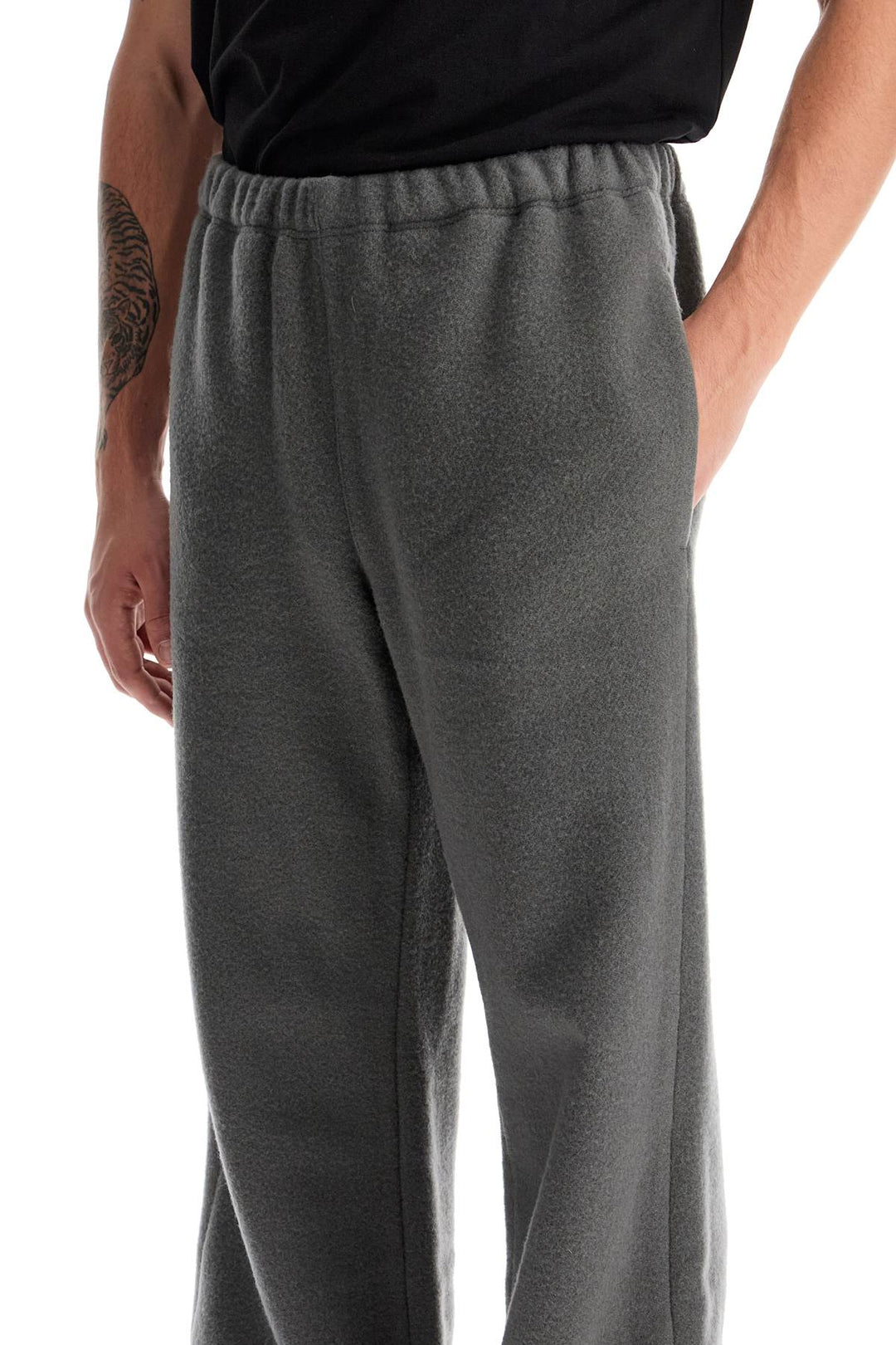 Wool Fleece Joggers For Warmth