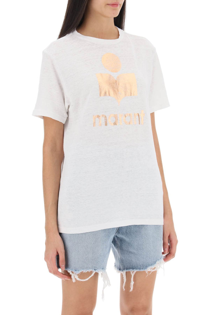 Zewel T Shirt With Metallic Logo Print