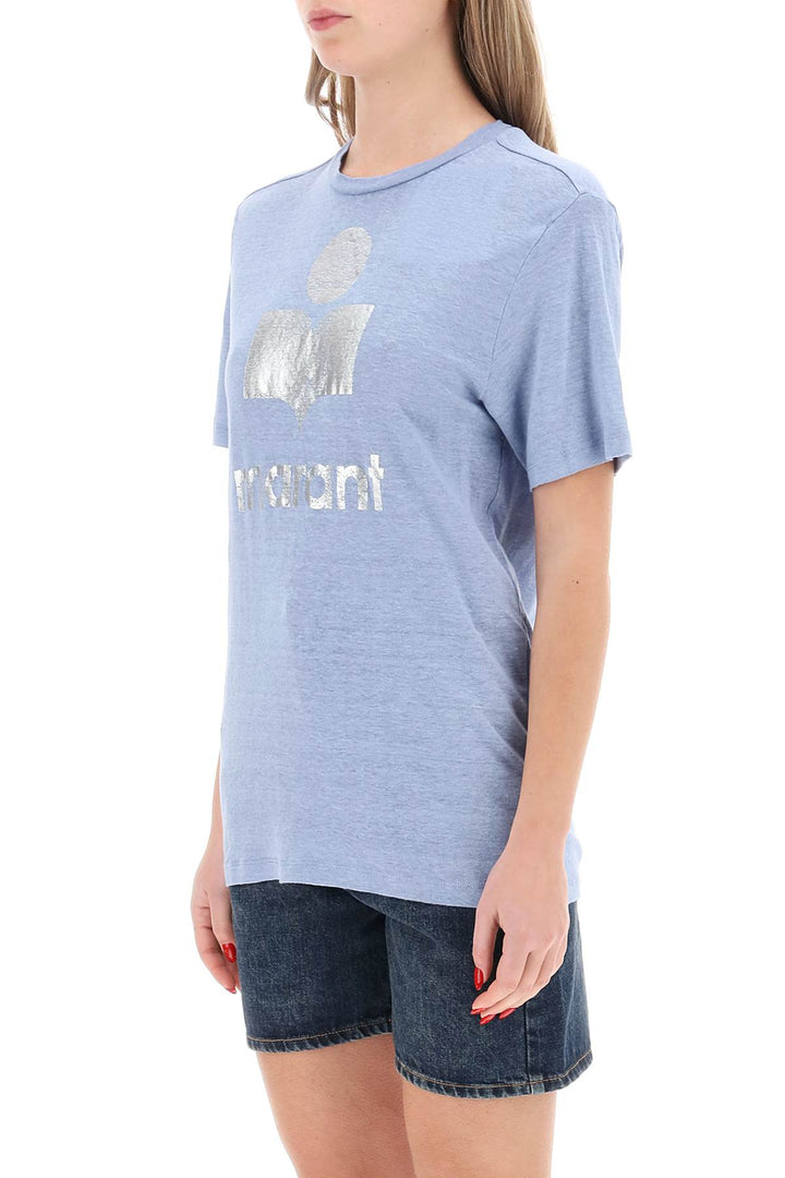 Zewel T Shirt With Metallic Logo Print