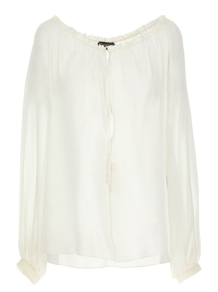 Tom Ford Silk Blouse Shirt and Blouse - White | 4ee737c0bfffa6d894ac2ca86c6a0159e410ec59