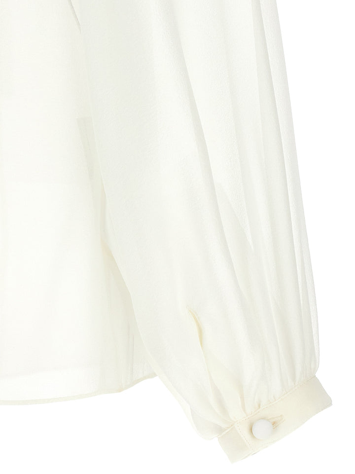 Tom Ford Silk Blouse Shirt and Blouse - White | cb0ed23c3adc4ee0be40431ff0704e16680f4abf