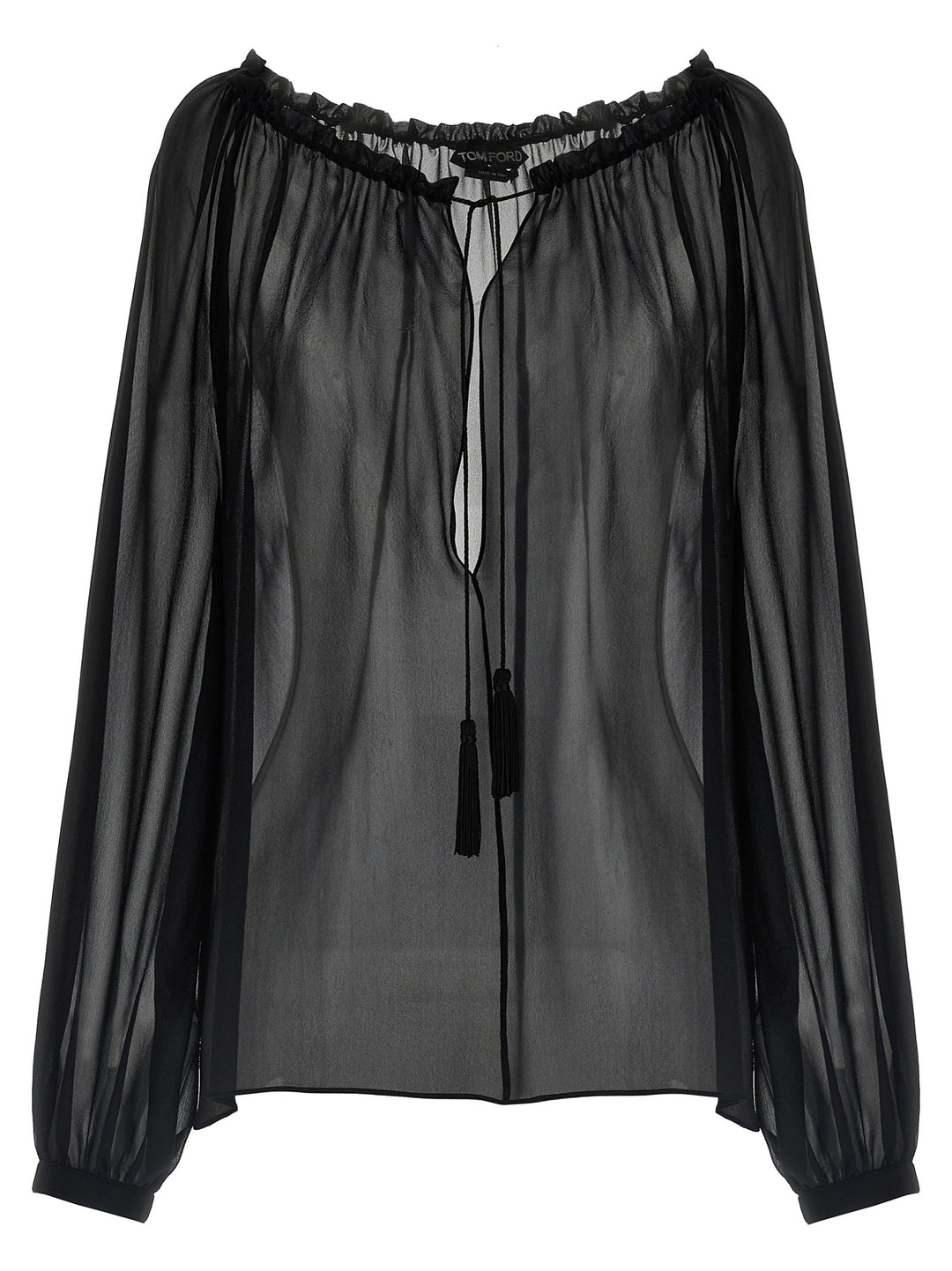 Tom Ford Silk Blouse Shirt and Blouse - Black | d28194b254e18757973402e00d830530e040e794