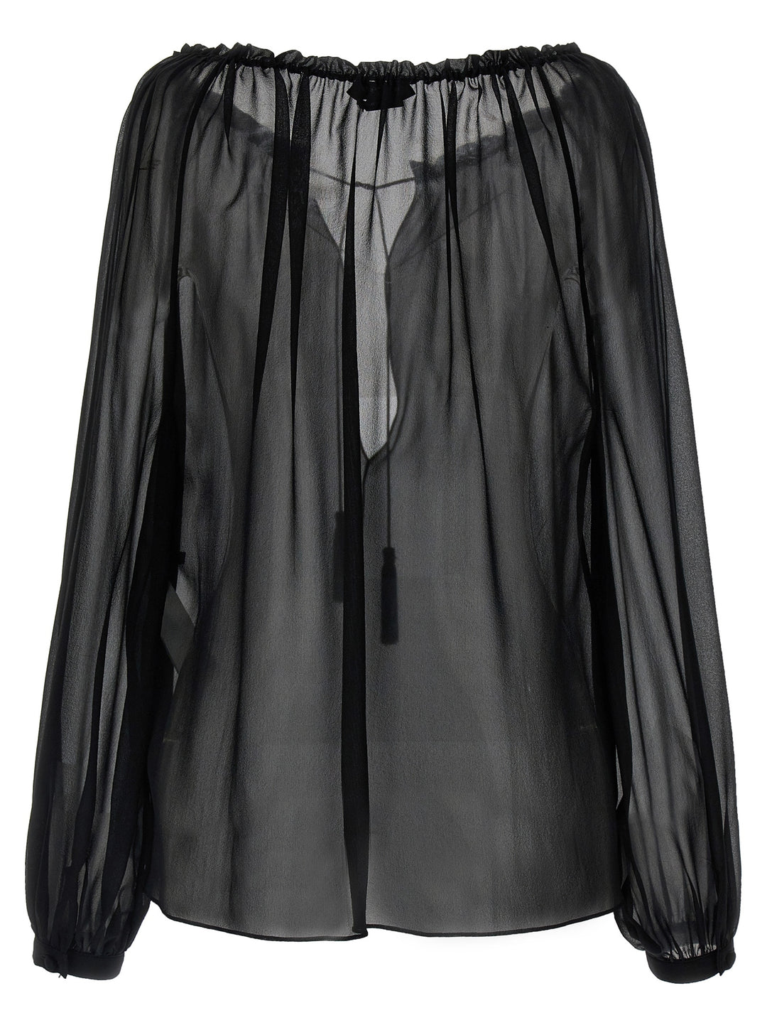 Tom Ford Silk Blouse Shirt and Blouse - Black | 7c2aa2b523fe1f86bffba0aebfe431b536b42b08