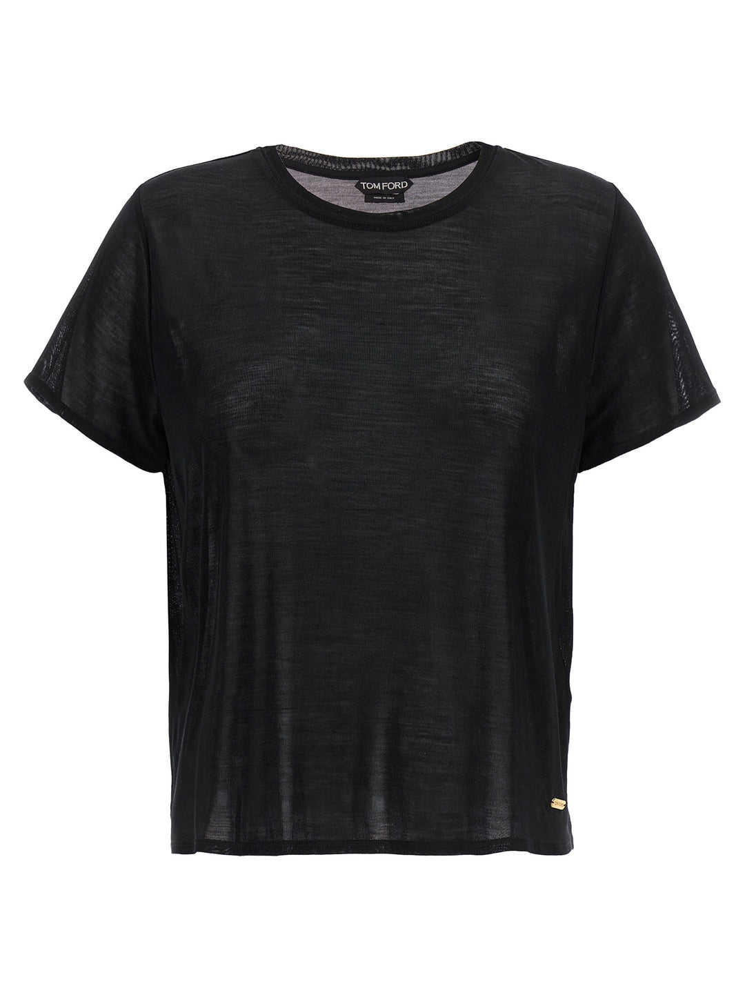 Tom Ford Silk T-shirt - Black | 55ab100a6aa4bbc1ae15834f4b3b4d30673cbf9f