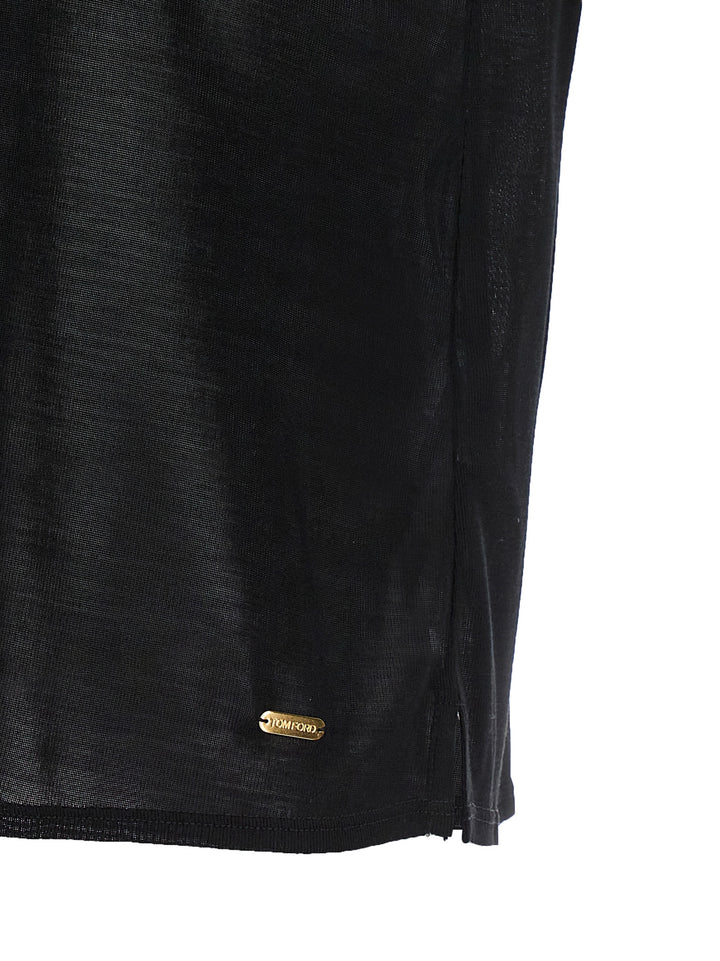 Tom Ford Silk T-shirt - Black | 4cd4cbd9aa036dcd106e7eaac1769b39e086433d