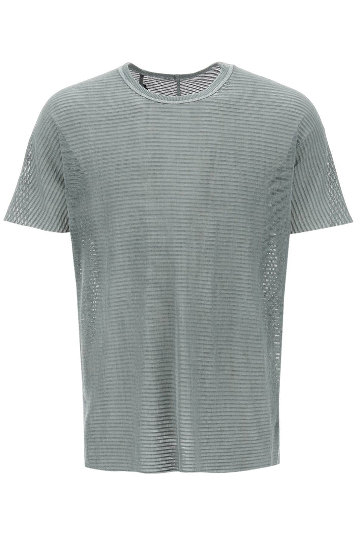 T Shirt Traforata In Cotone