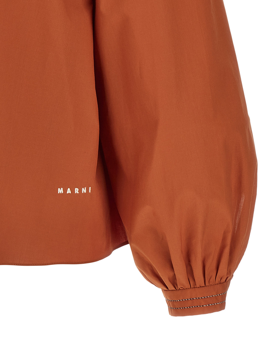 Marni Boat Neck Blouse Shirt and Blouse - Orange | 995a57b6ac04a00993b89a15b91ea7831d37c384