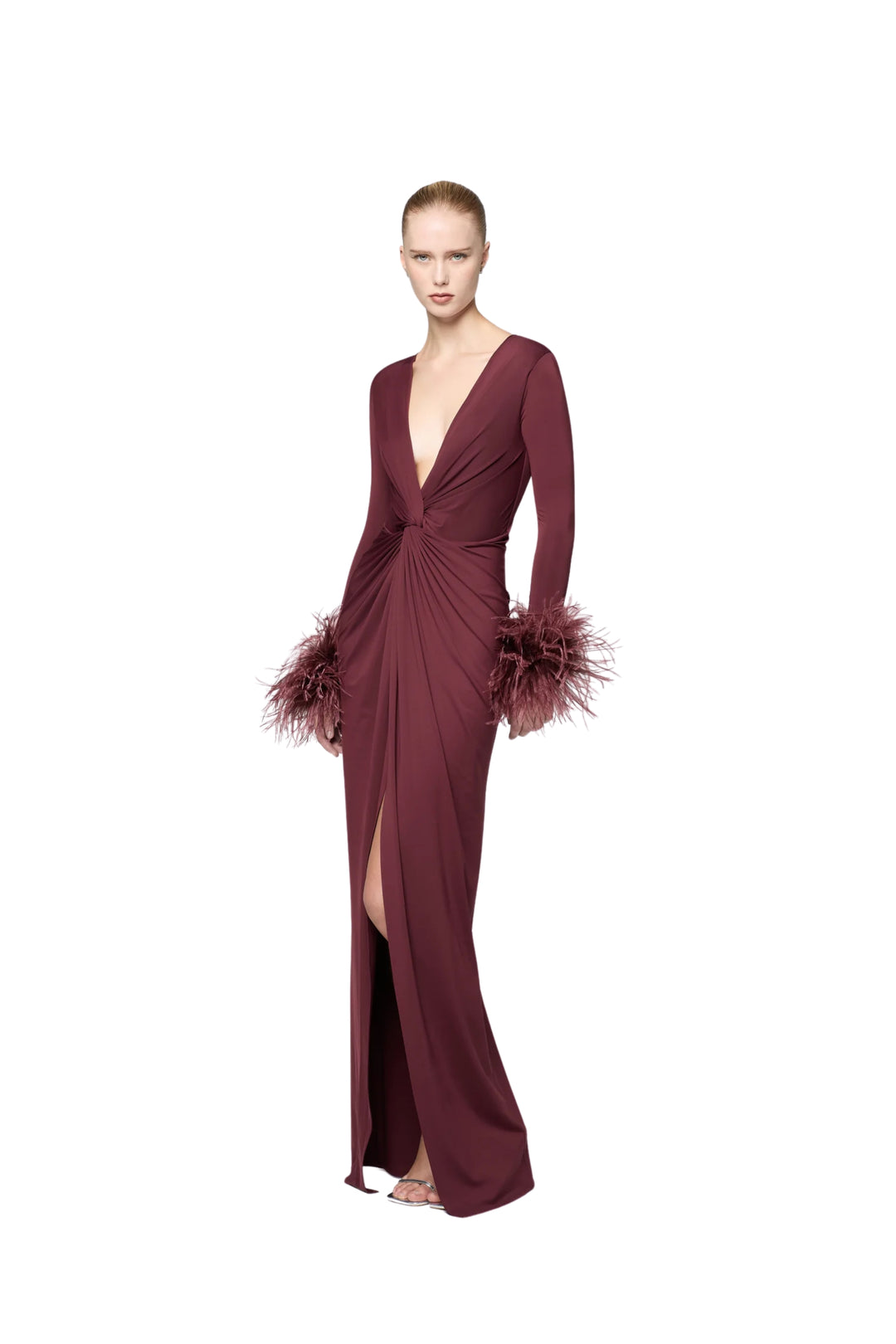 Amber Ares Bordeaux Dress