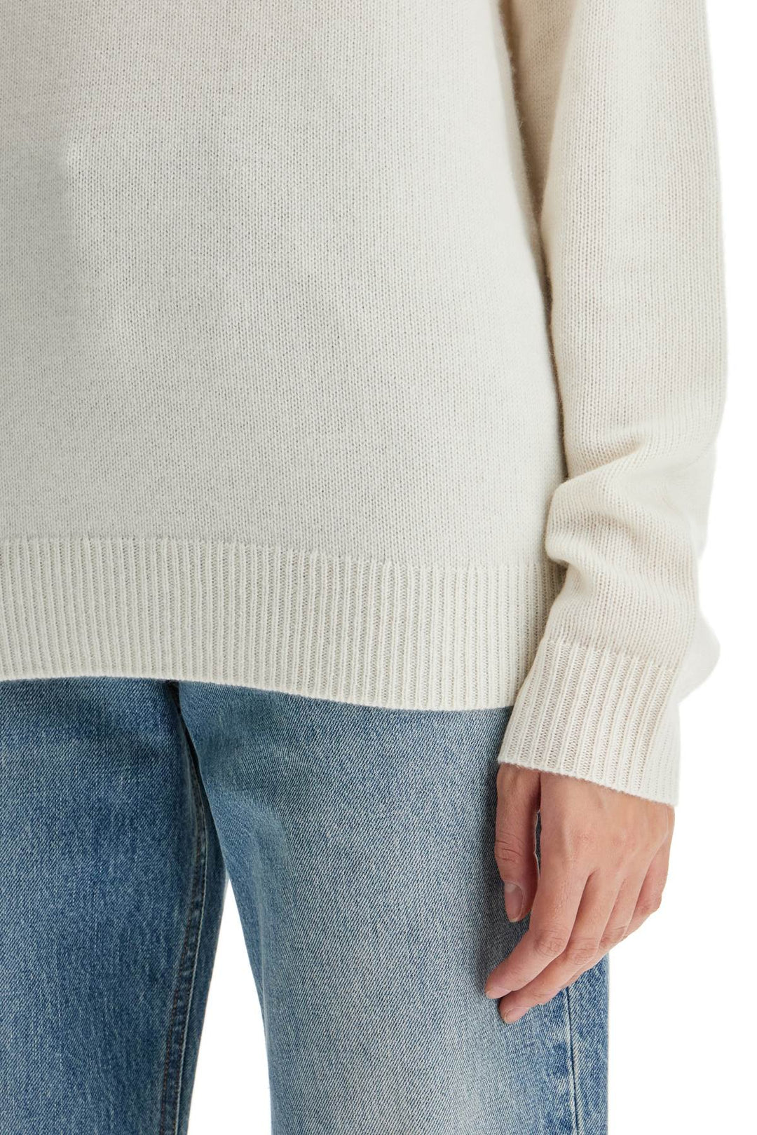 Pullover Girocollo In Cashmere