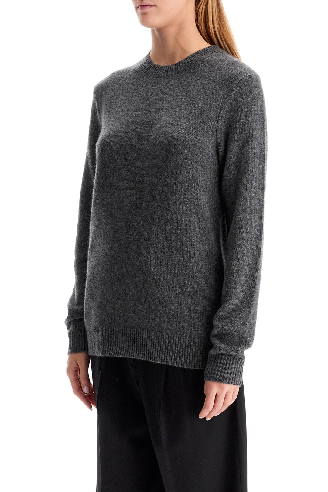 Pullover Girocollo In Cashmere