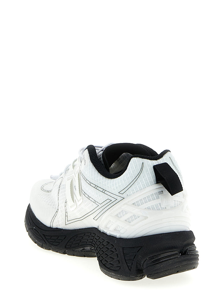 New Balance 1906-R Sneakers - White/Black | ccff29d6490db1b6340f53530fd6e86ce0b8dc63