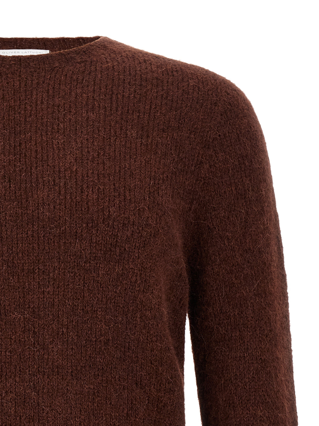 Oliver Lattughi Crew-Neck Sweater Sweaters and Cardigans - Brown | 11c8fdcfcad8d1186af0dff1a2077427de601ccb