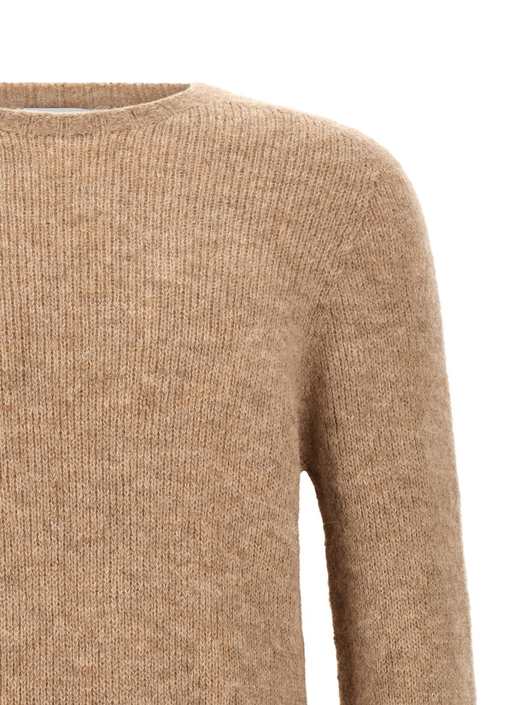 Oliver Lattughi Crew-Neck Sweater Sweaters and Cardigans - Beige | e81e763f84e549b1a9b3fa15ba7eb61812bf3619