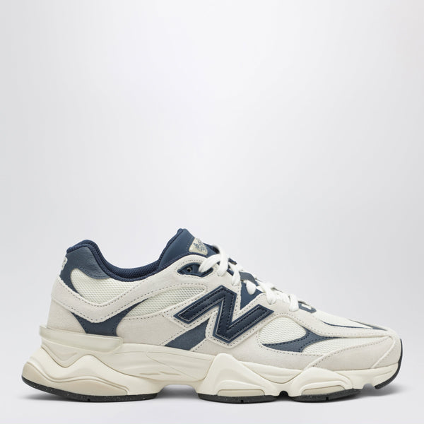 9060 Navy And Linen Mesh And Suede Sneakers