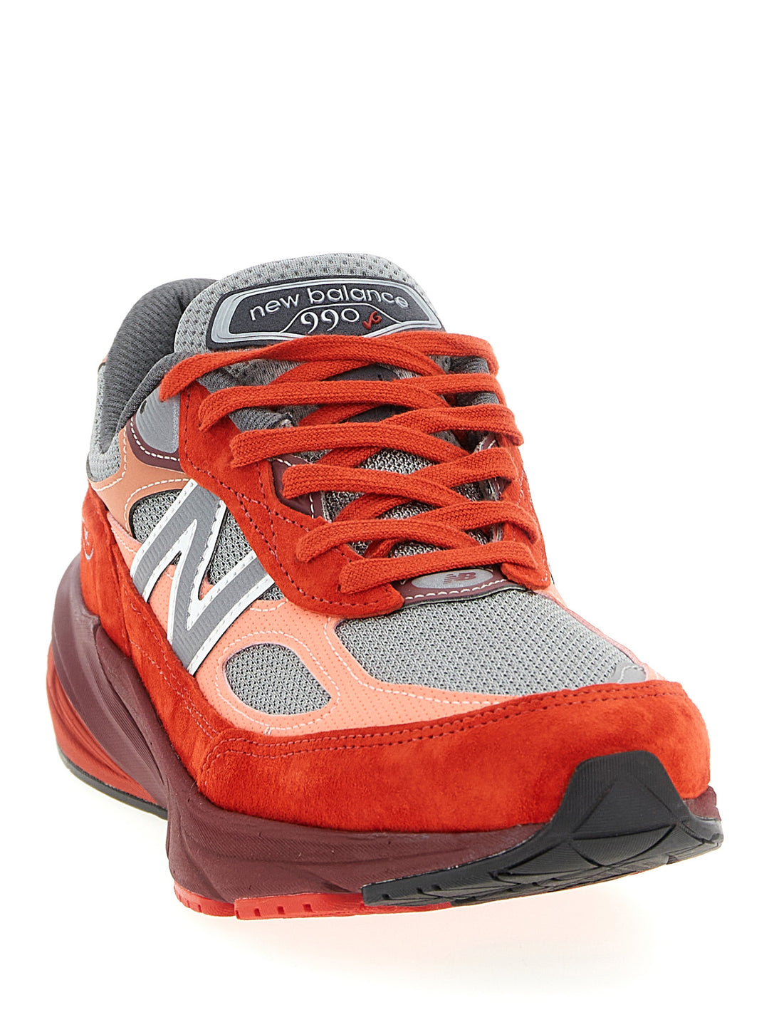 New Balance Made In Usa 990v6 Sneakers - Red | 627fd16d38e8e5a48b86848aade7eb79d7f3a003