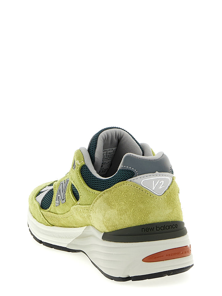 New Balance Made In Uk 991v2 Sneakers - Green | 19bc31d6b6b41676fe4dd7b54db8c7786a046f91