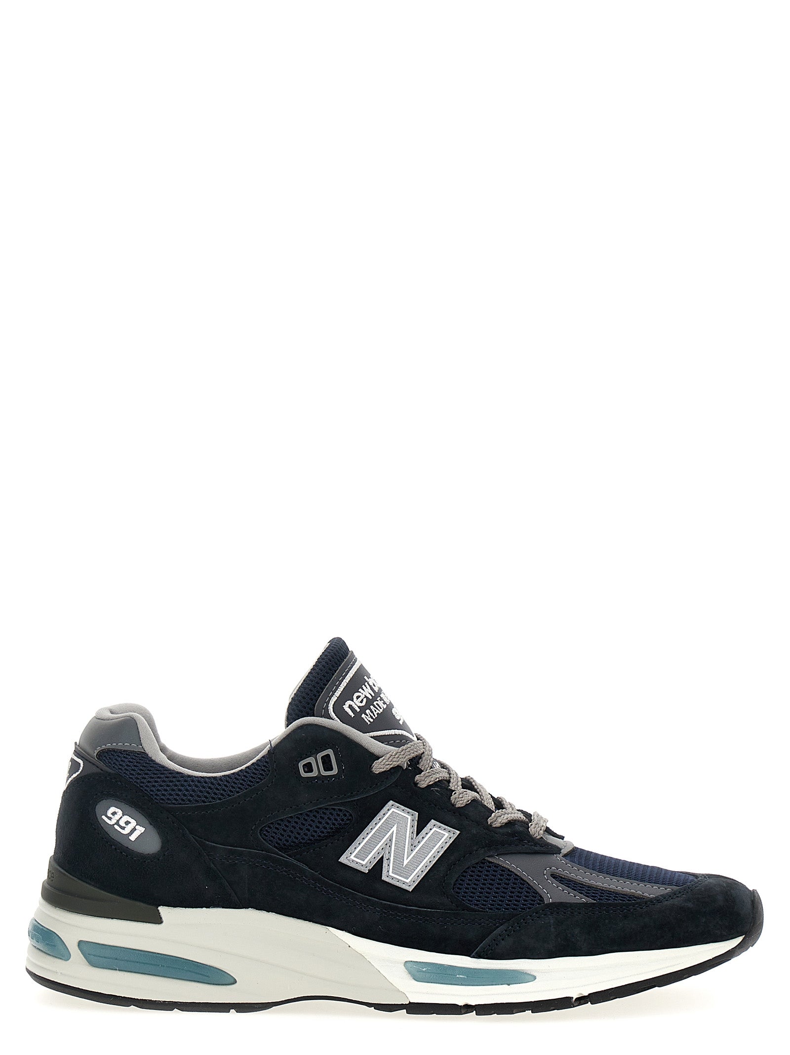 New Balance 991v2 Running Course Sneakers Blue | Wanan Luxury