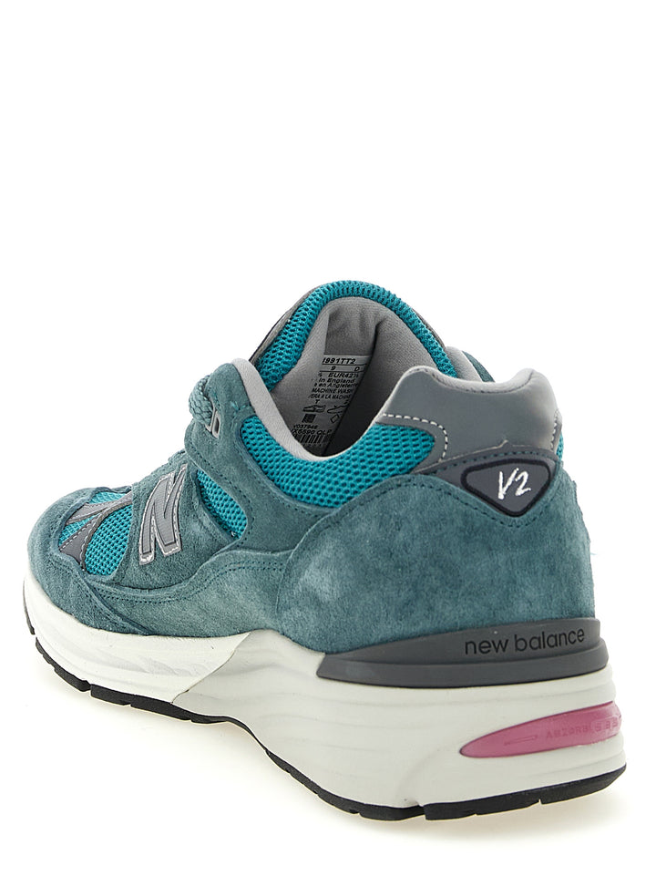 New Balance Made In Uk 991v2 Sneakers - Green | 94d921b4358f270249ee622c2502ae0c82568301