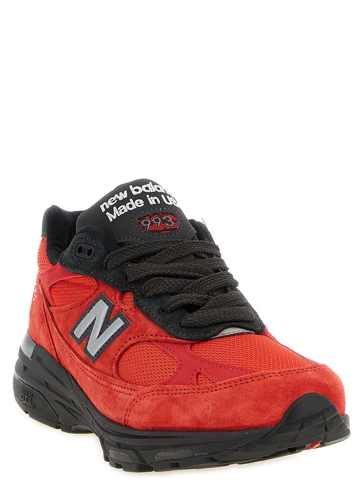 New Balance Made In Usa 993 Sneakers - Red | 6a48c8a8de16fb18fc1ed5864c9ba72d5607da84