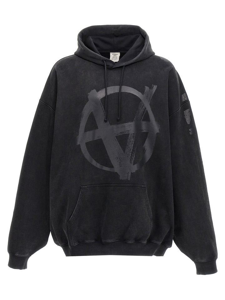 Double Anarchy Sweatshirt Black