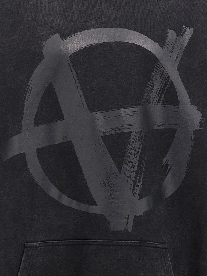 Double Anarchy Sweatshirt Black