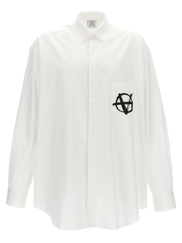 Anarchy Shirt, Blouse White/Black