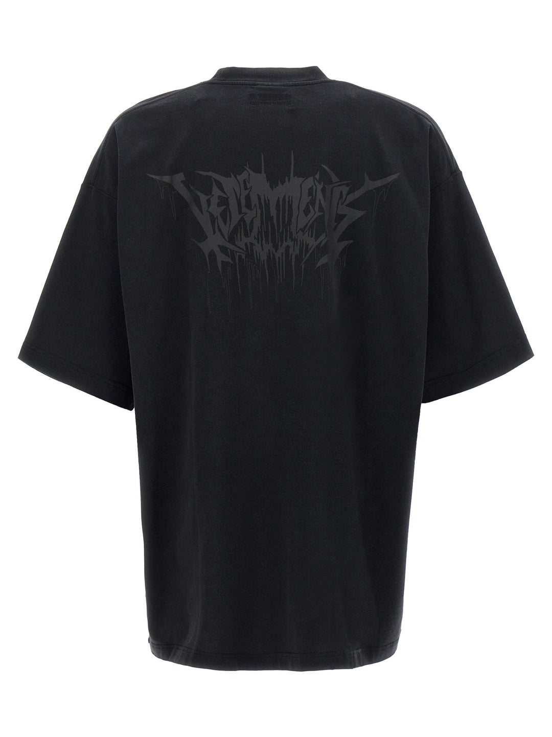 Black Skull Metal T-Shirt Black