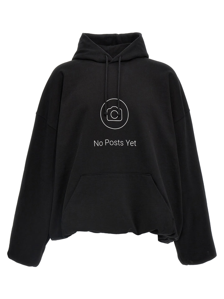 No Posts Sweatshirt Black