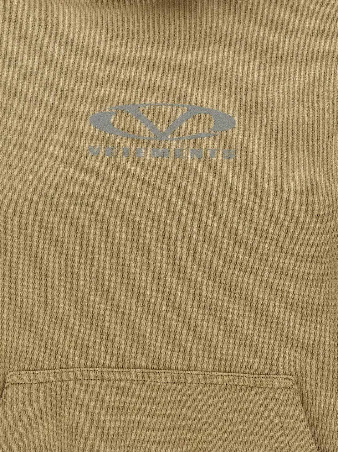 Vetements Oval Logo Sweatshirt - Beige | 0d51bea4829b2cf9e3d27ce8c09a711b1ee6ad7f