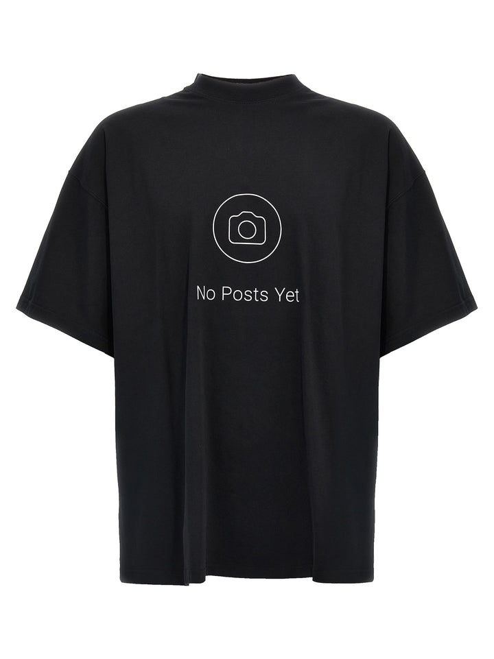 No Posts T-Shirt Black