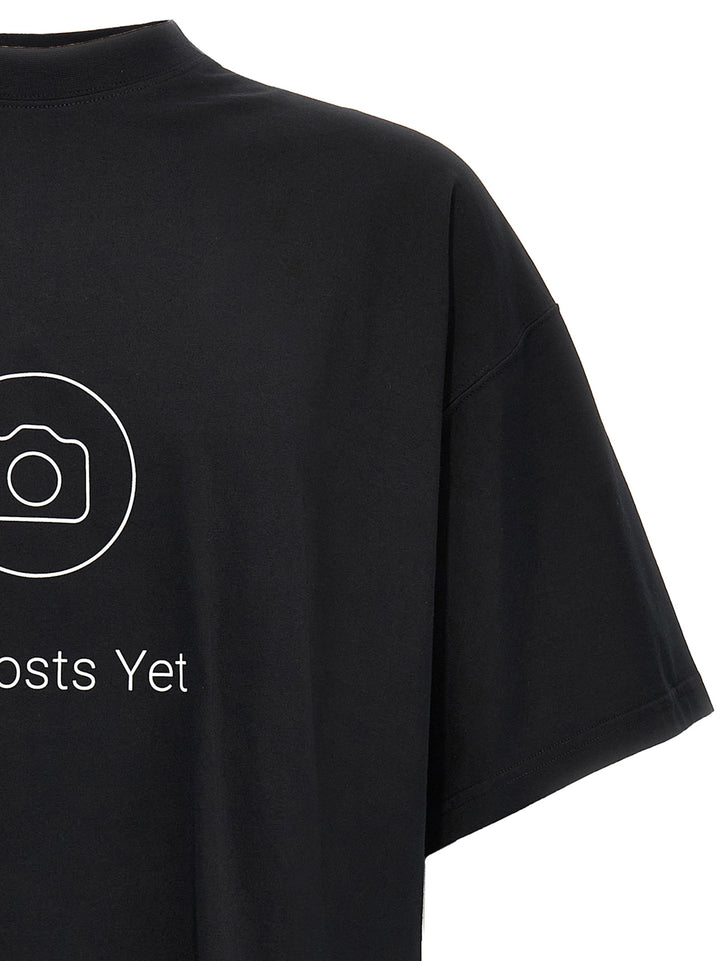 No Posts T-Shirt Black