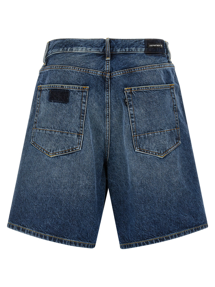Department 5 Singers Bermuda and Short - Blue | a9a774e851314307050c3f5712cc8e7e1fc9a391