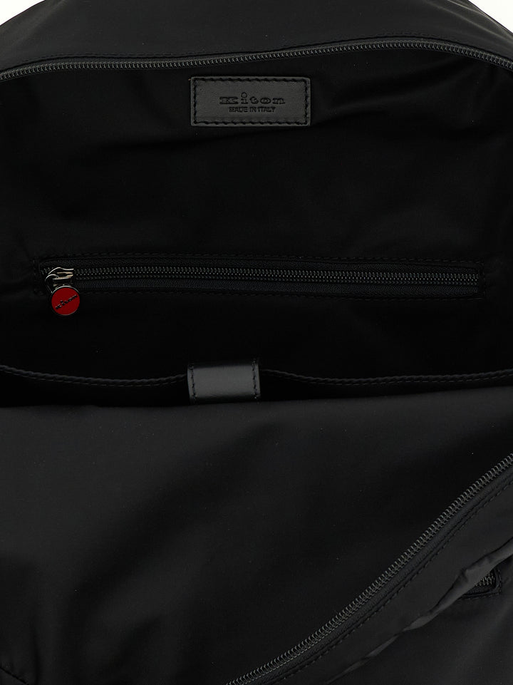 Kiton Nylon Backpack Backpacks & Travels - Black | e5b63a61e67f84741e3f5fe4cf2a4bbded7af2b4
