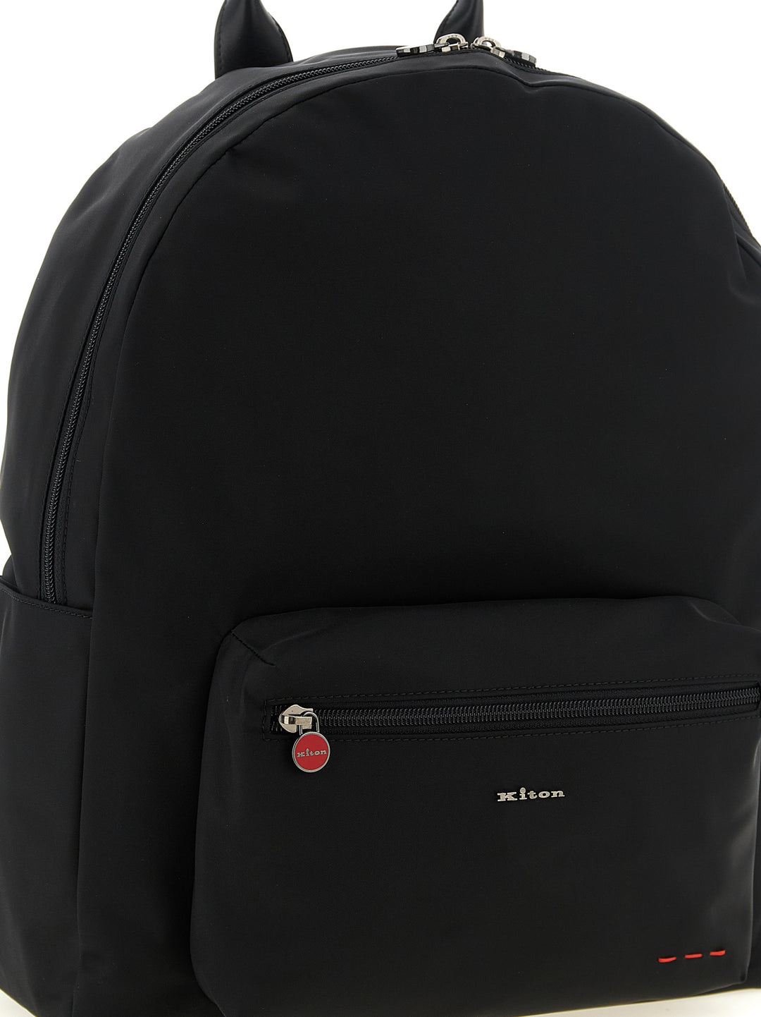 Kiton Logo Backpack Backpacks & Travels - Black | c21f175dfecc83f316f36322397c3b22acc8af56