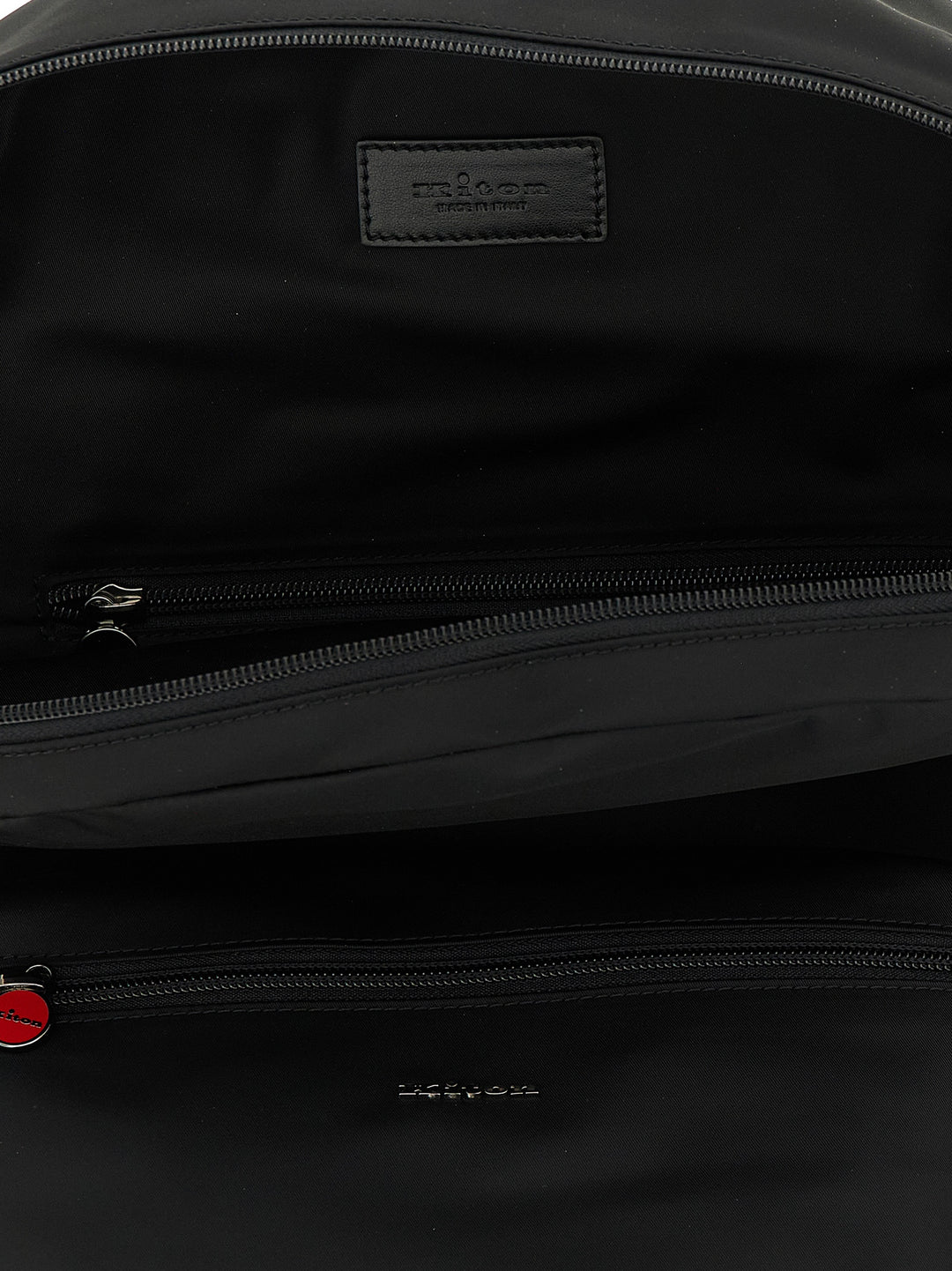 Kiton Logo Backpack Backpacks & Travels - Black | 33be443fbddc984dc9c082057da5952cbf23e3e5