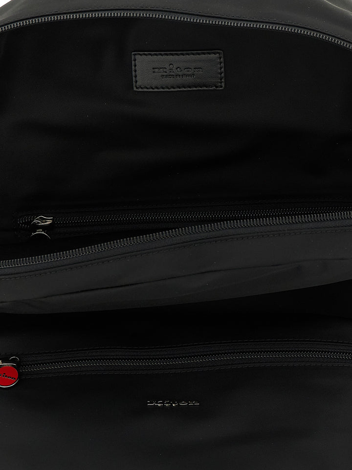 Kiton Logo Backpack Backpacks & Travels - Black | 33be443fbddc984dc9c082057da5952cbf23e3e5