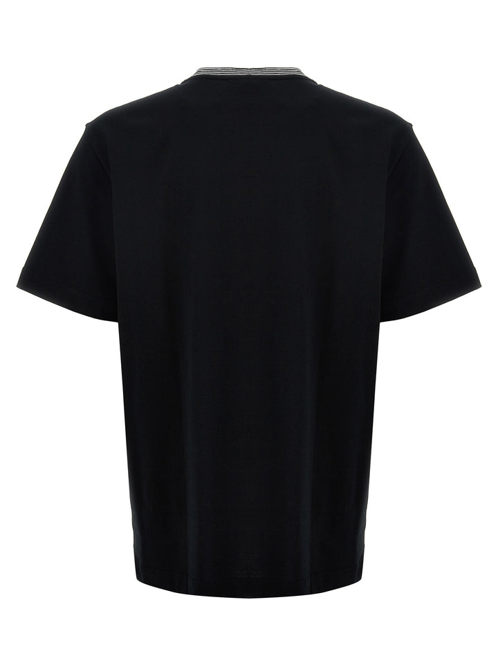 Logo Embroidery T-Shirt Black