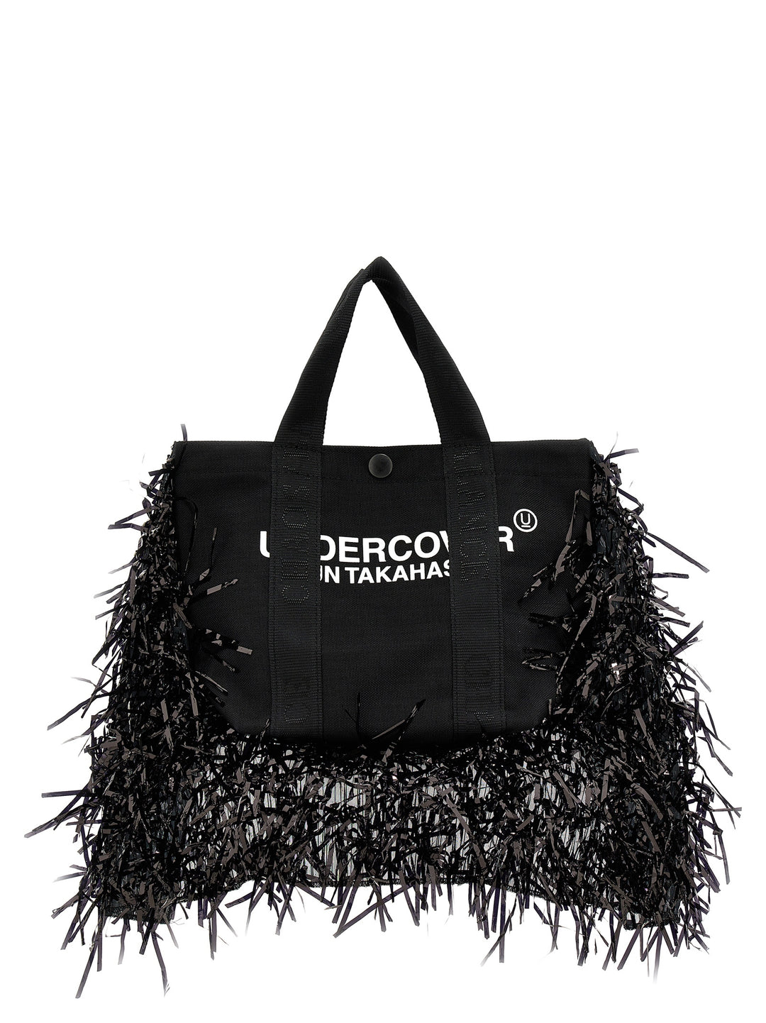 Fringed Handbag Hand Bags Black